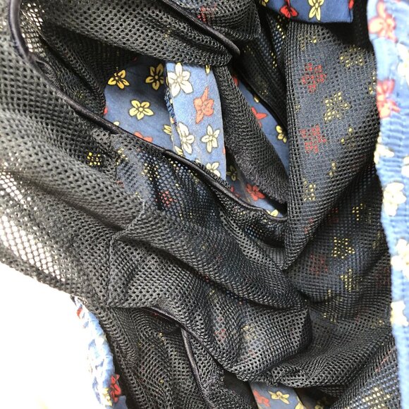 J. Crew 6'' Stretch Eco Swim Trunk Mens XL Jumping Flowers Blue Floral Lined - Picture 8 of 10